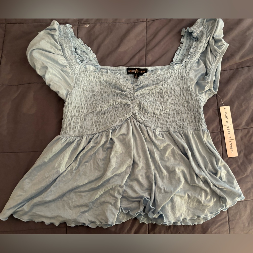 Cute Blue Blouse